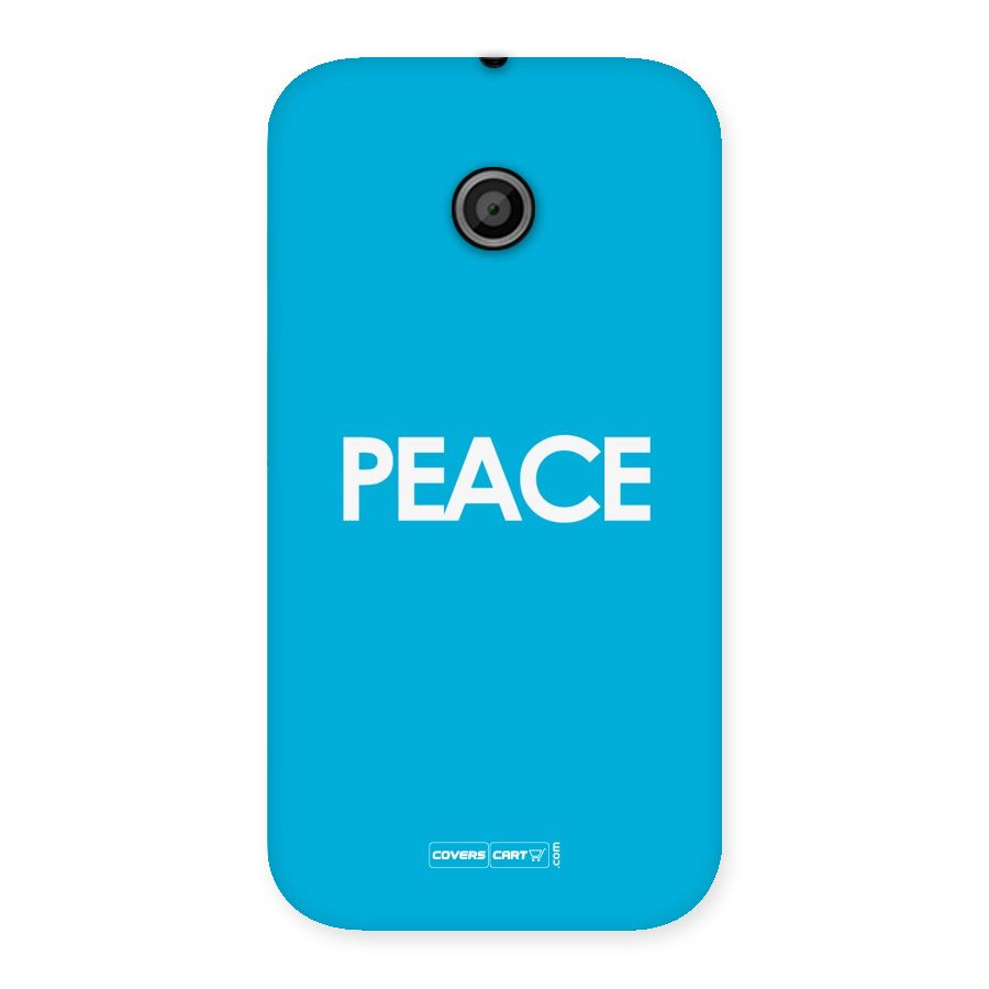Peace Back Case for Moto E