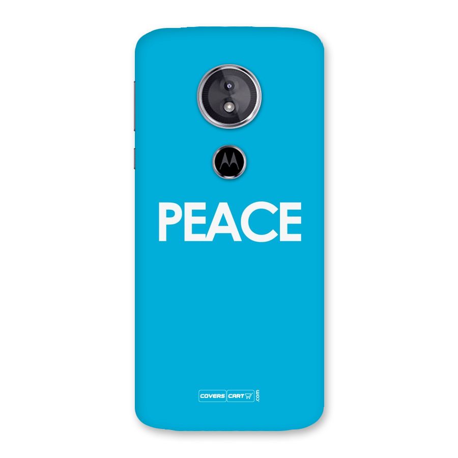 Peace Back Case for Moto E5
