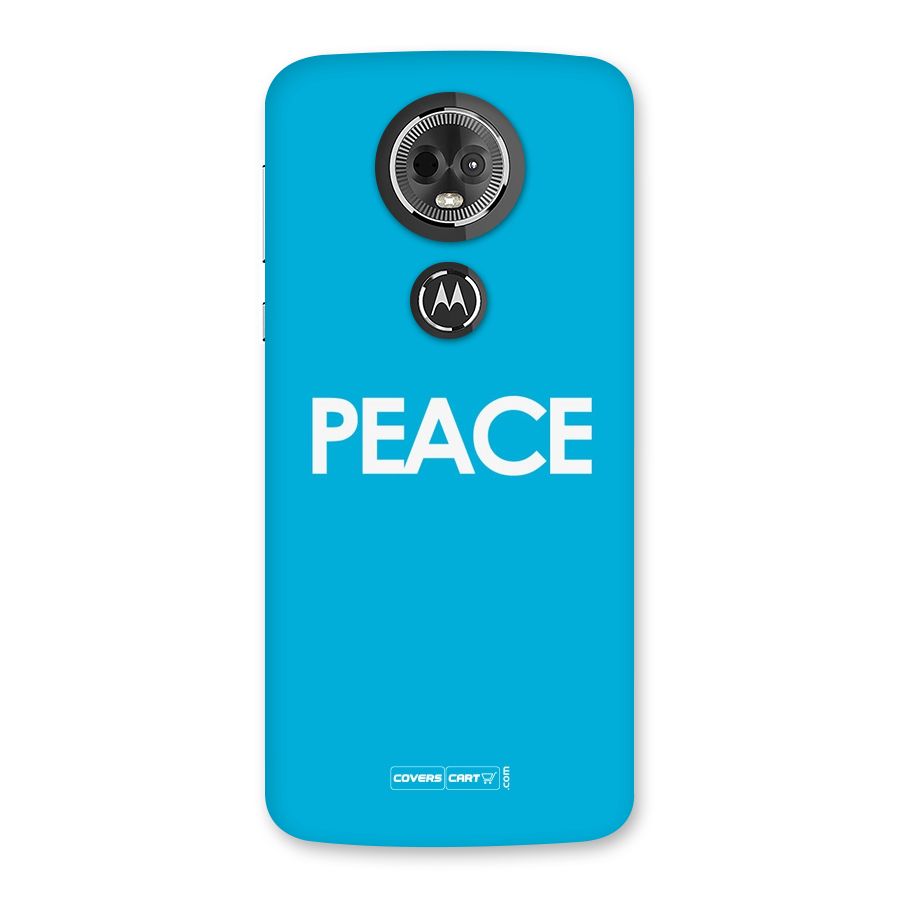 Peace Back Case for Moto E5 Plus