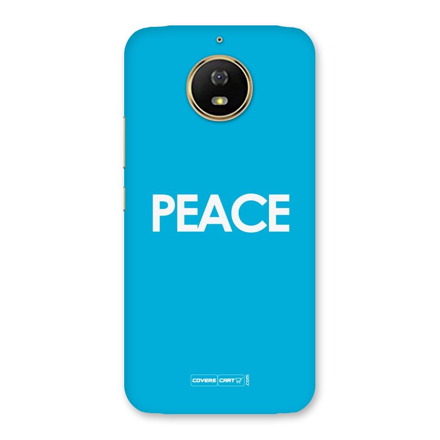 Peace Back Case for Moto G5s