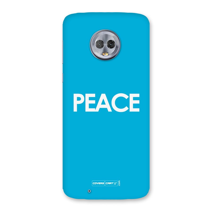 Peace Back Case for Moto G6
