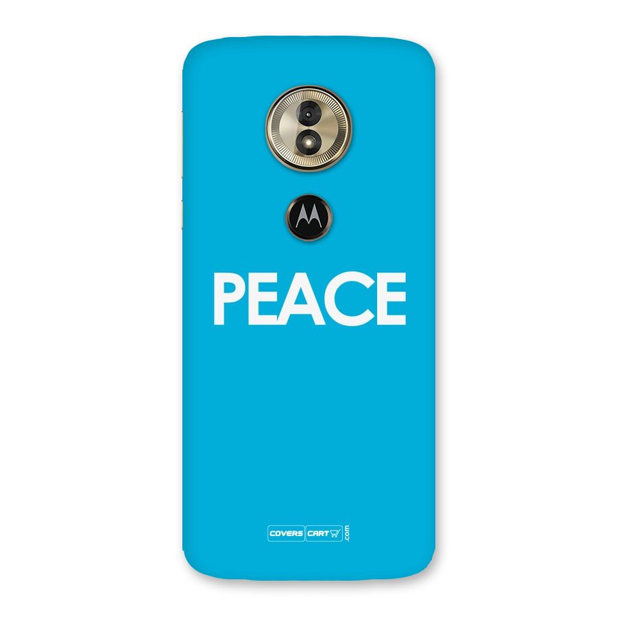 Peace Back Case for Moto G6 Play