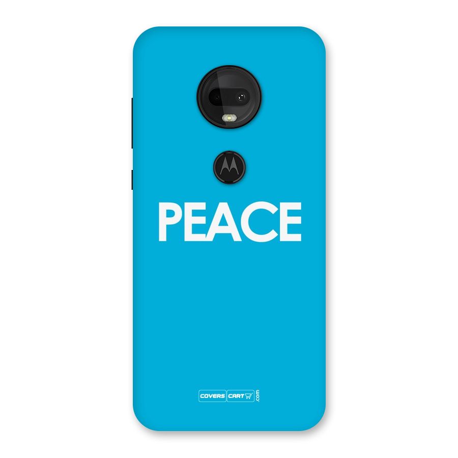 Peace Back Case for Moto G7