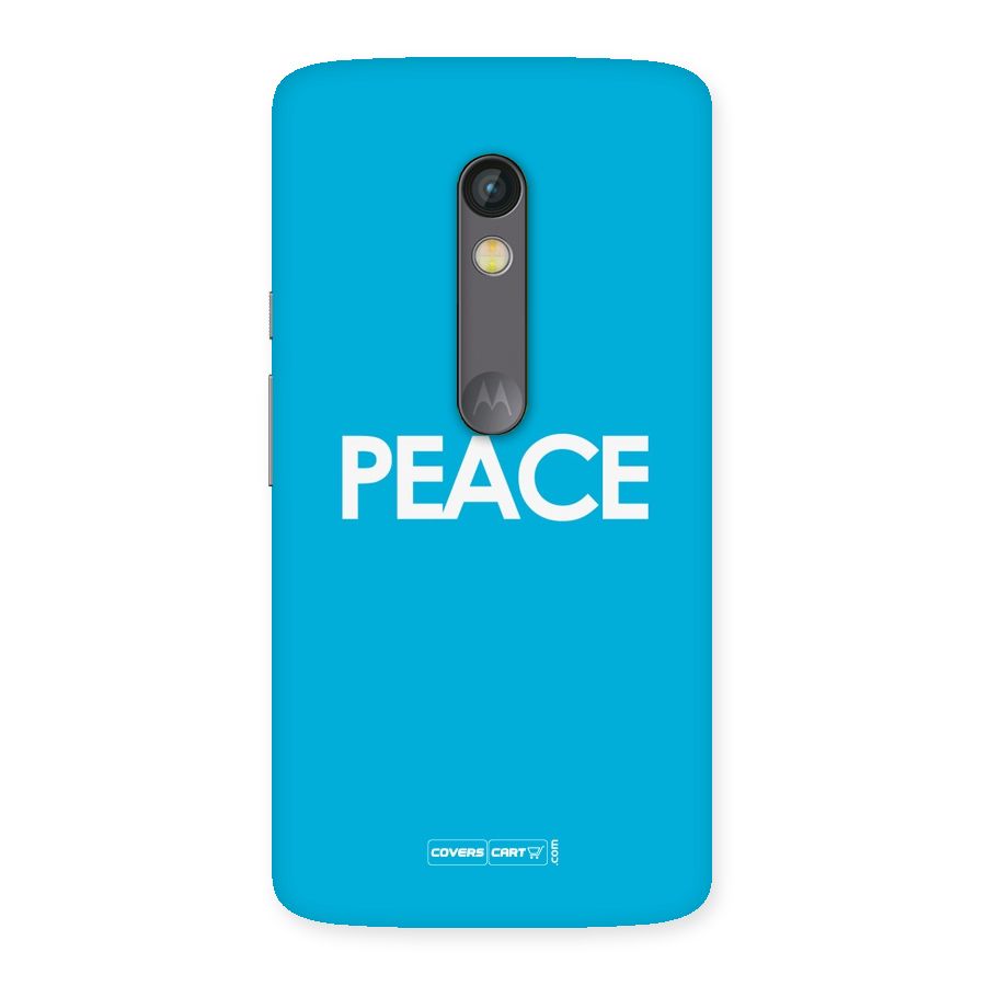 Peace Back Case for Moto X Play