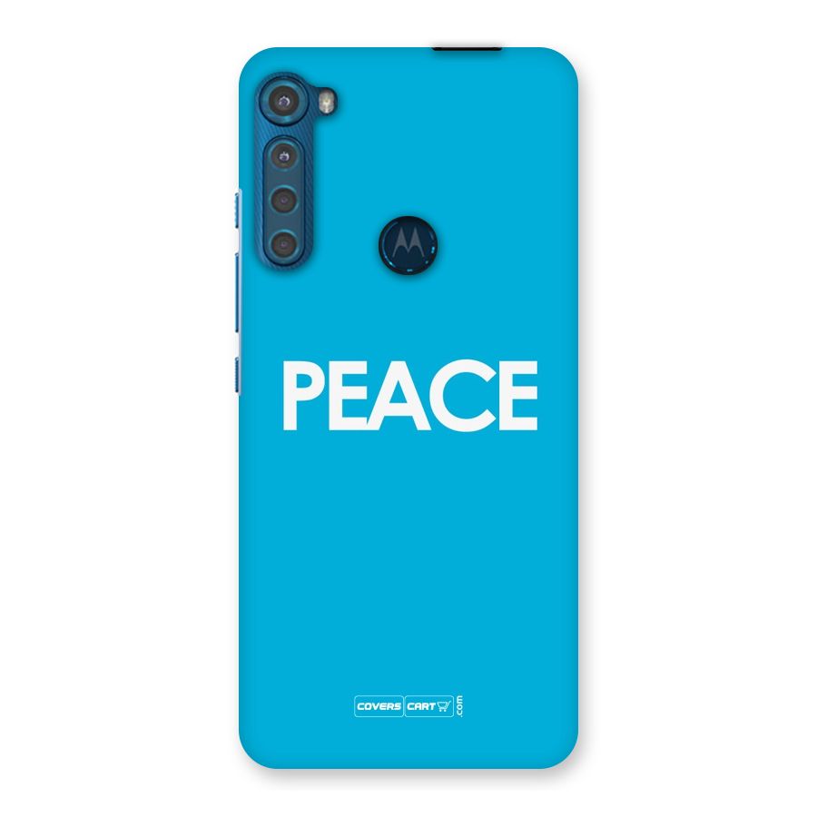 Peace Back Case for Motorola One Fusion Plus