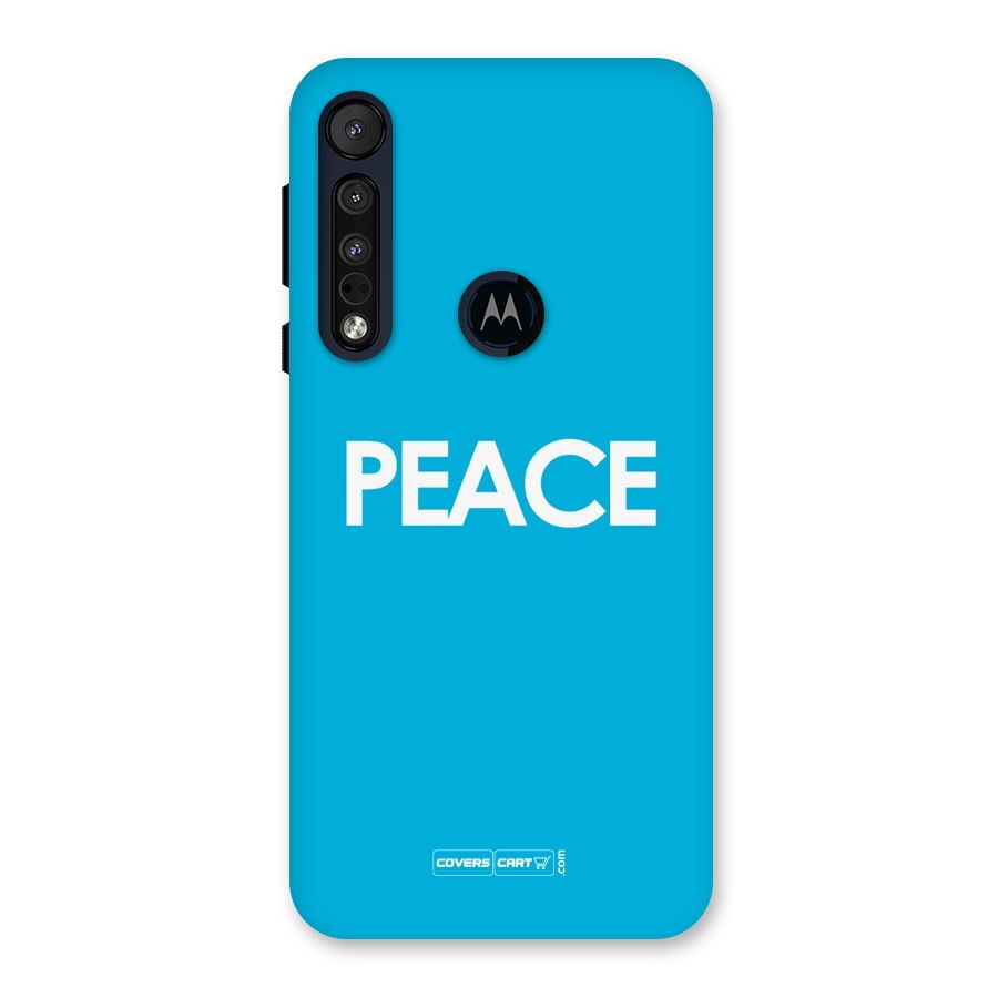 Peace Back Case for Motorola One Macro