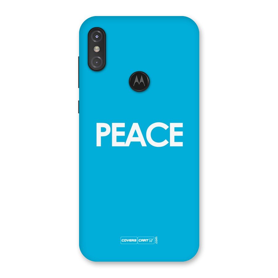 Peace Back Case for Motorola One Power