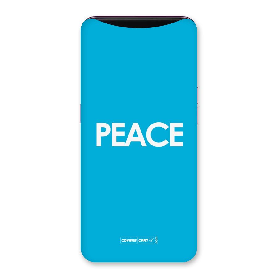 Peace Back Case for Oppo Find X
