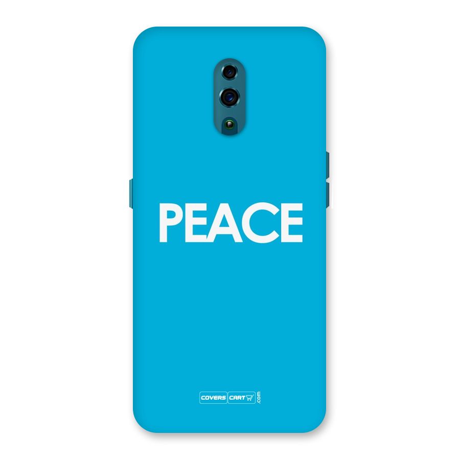 Peace Back Case for Oppo Reno