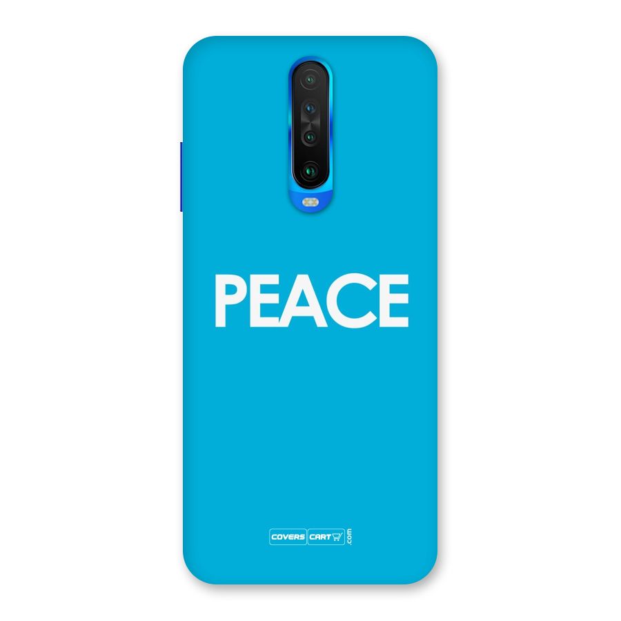 Peace Back Case for Poco X2