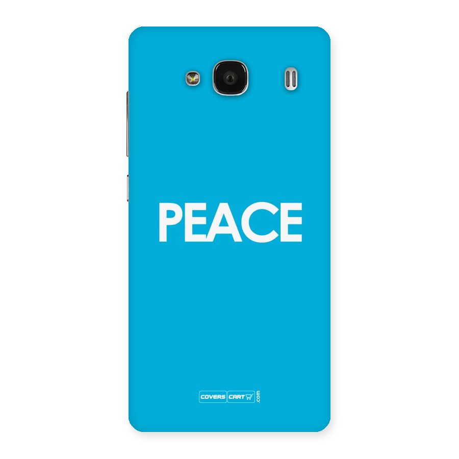 Peace Back Case for Redmi 2