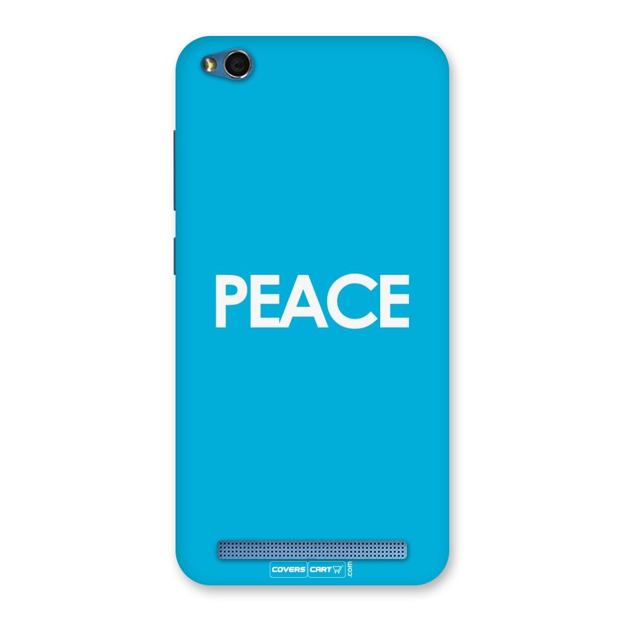 Peace Back Case for Redmi 5A