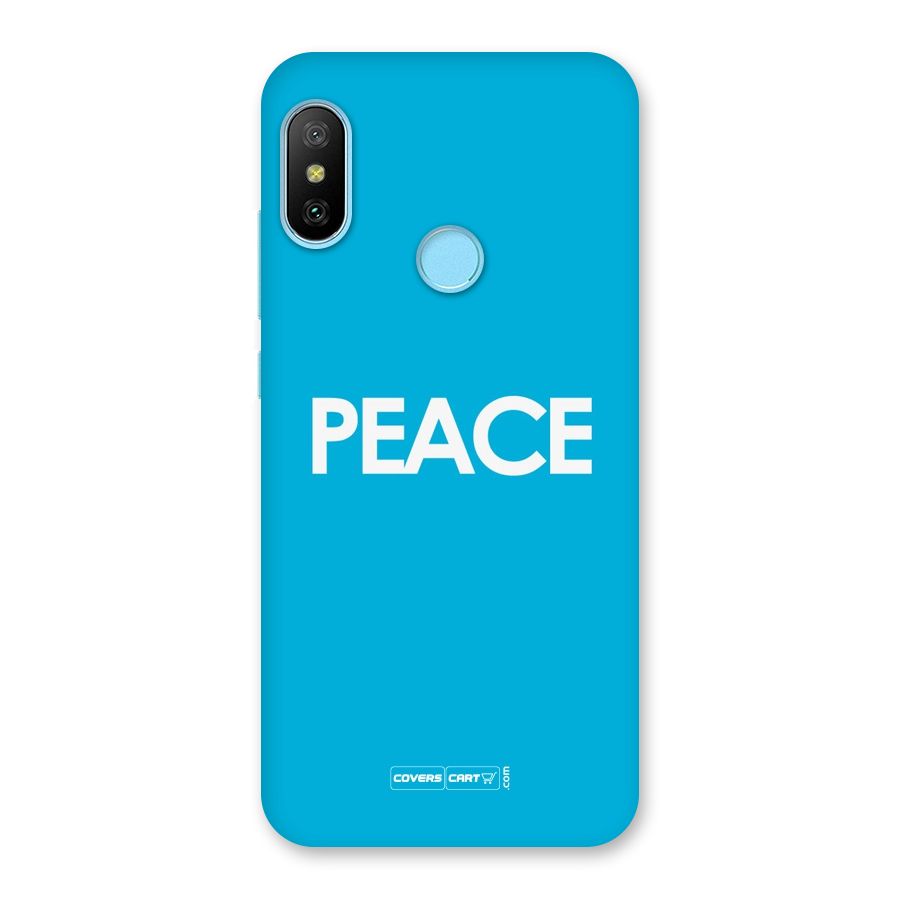Peace Back Case for Redmi 6 Pro