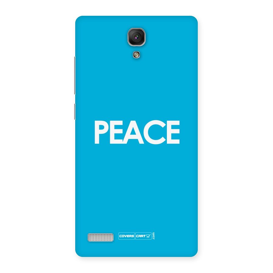Peace Back Case for Redmi Note