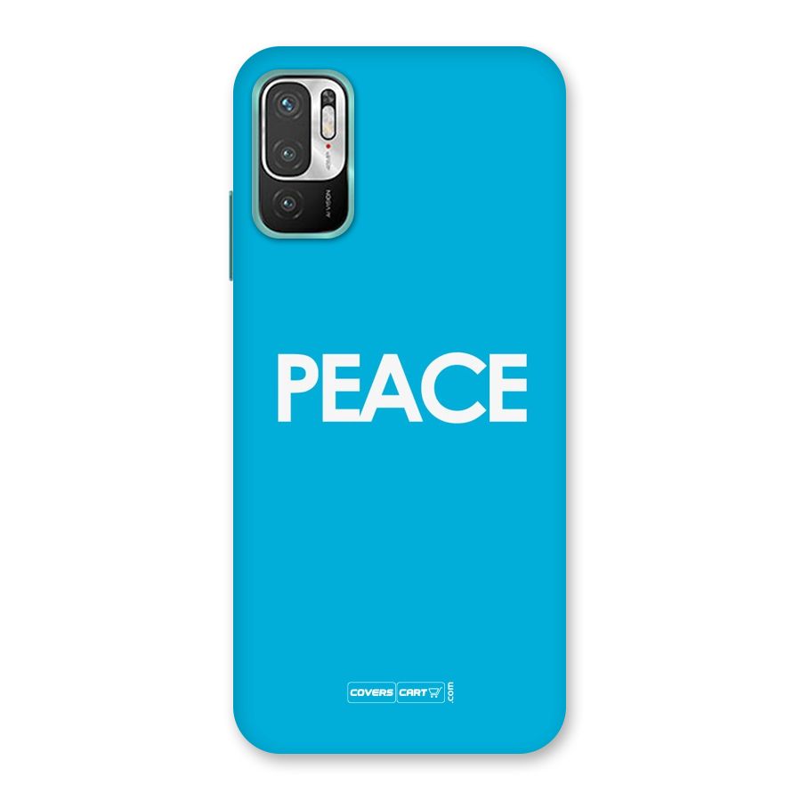 Peace Back Case for Redmi Note 10T 5G