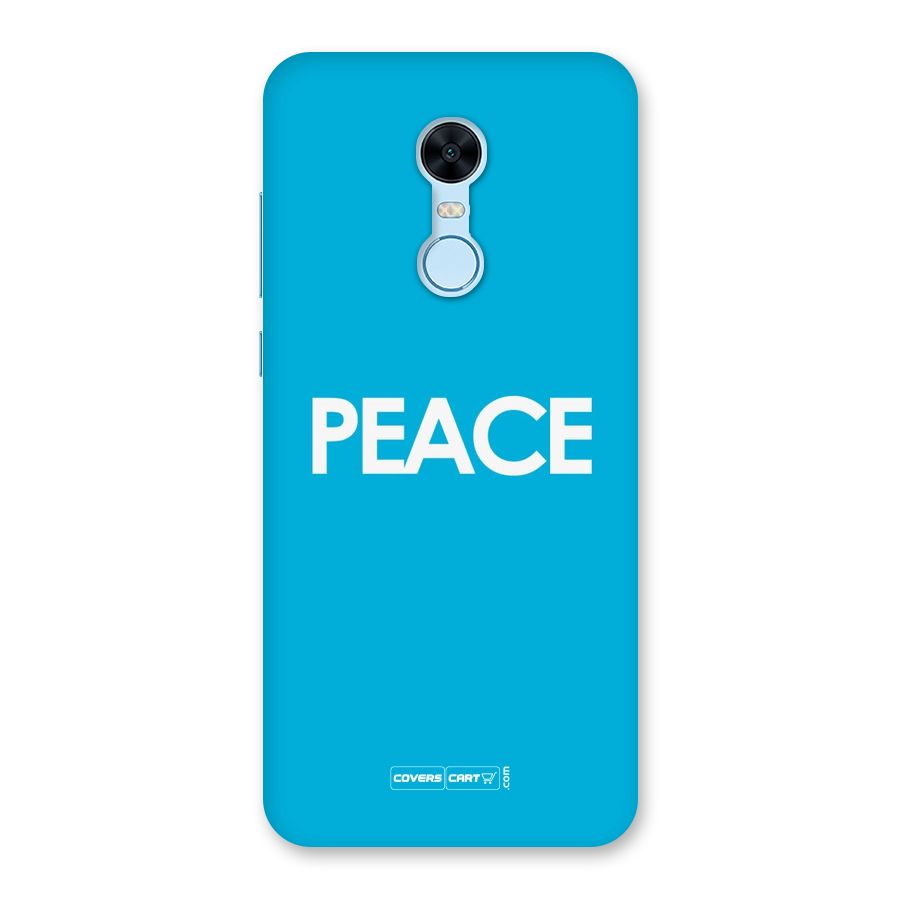 Peace Back Case for Redmi Note 5