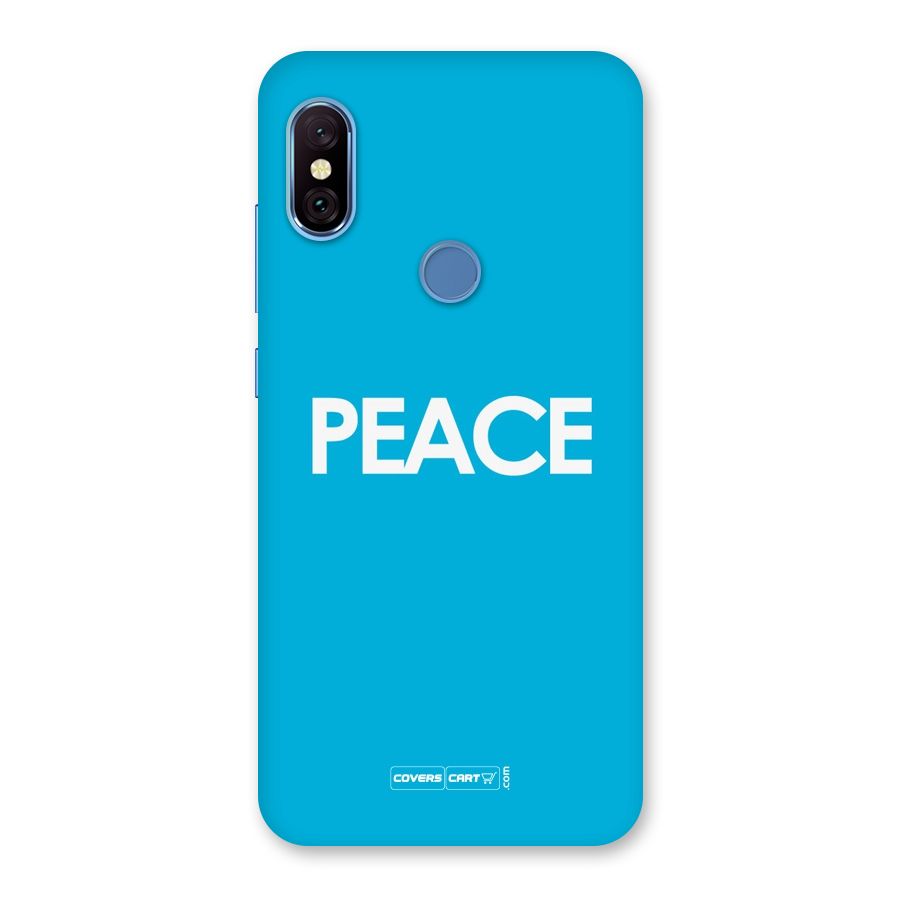 Peace Back Case for Redmi Note 6 Pro