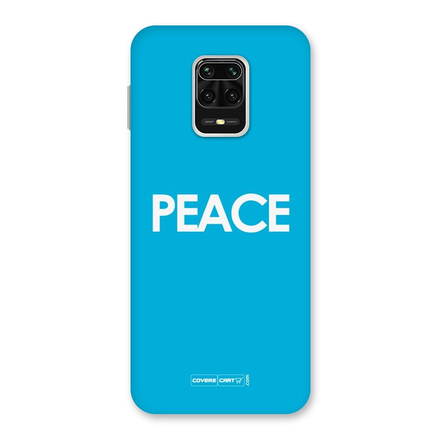 Peace Back Case for Redmi Note 9 Pro