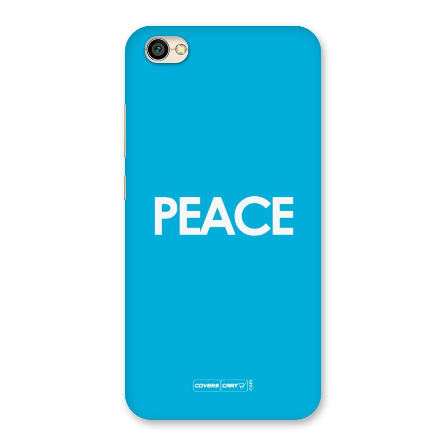 Peace Back Case for Redmi Y1 Lite