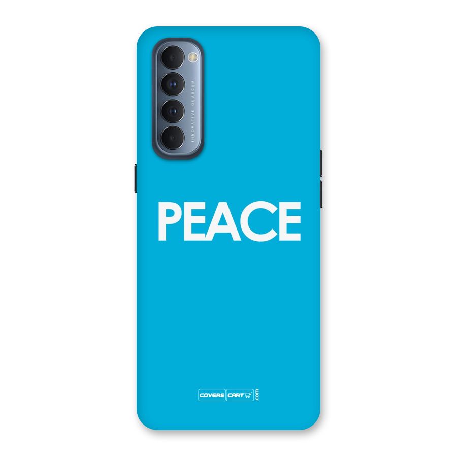 Peace Back Case for Reno4 Pro