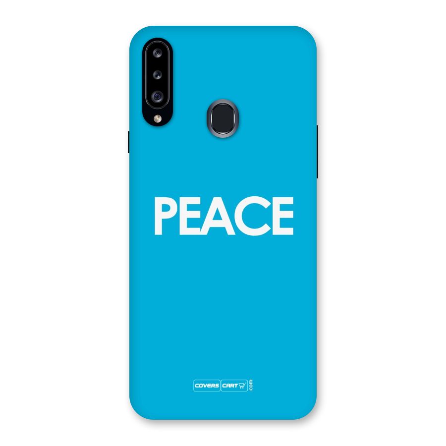 Peace Back Case for Samsung Galaxy A20s