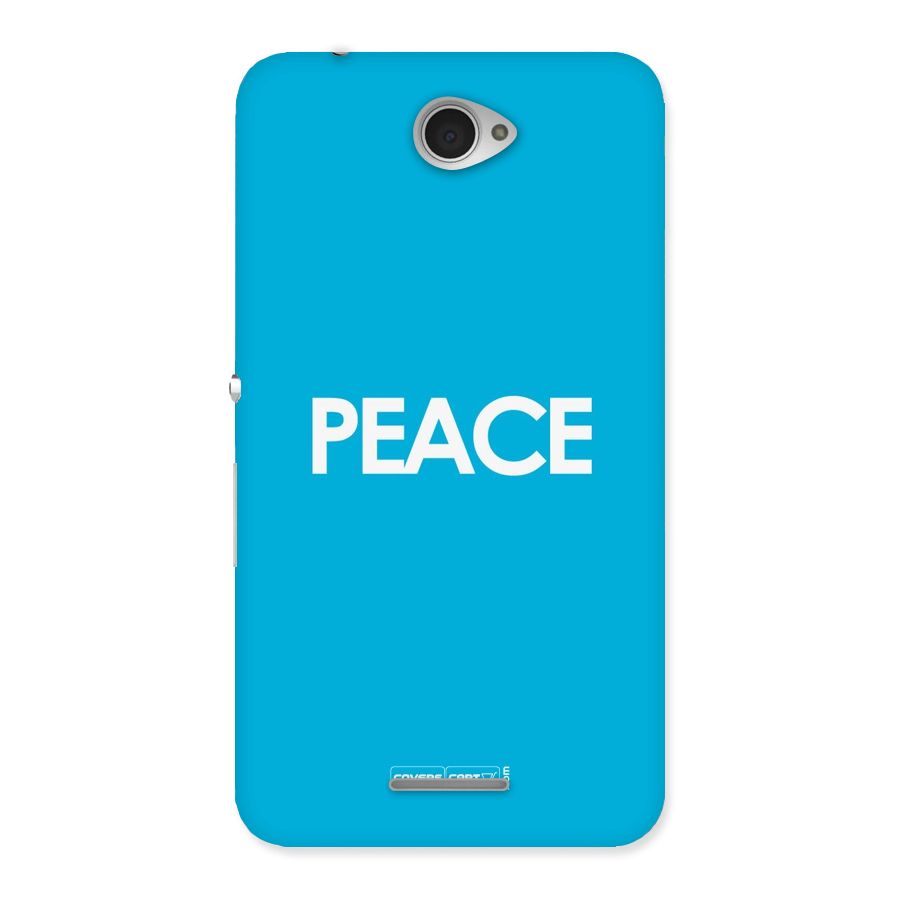 Peace Back Case for Sony Xperia E4