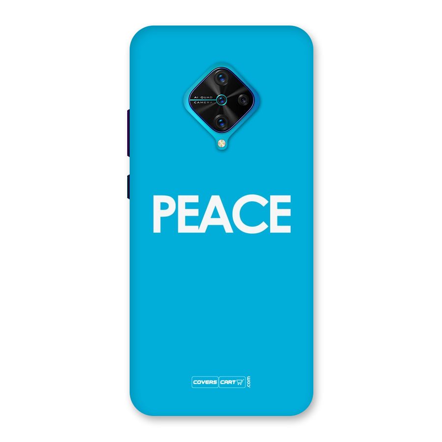 Peace Back Case for Vivo S1 Pro