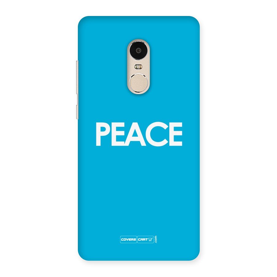Peace Back Case for Xiaomi Redmi Note 4