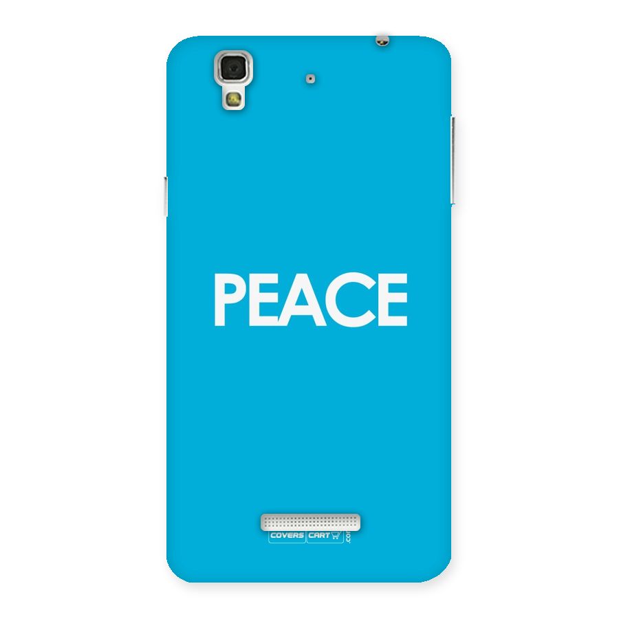 Peace Back Case for Yu Yureka