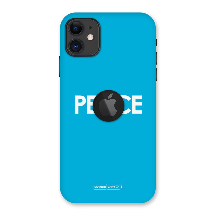 Peace Back Case for iPhone 11 Logo Cut