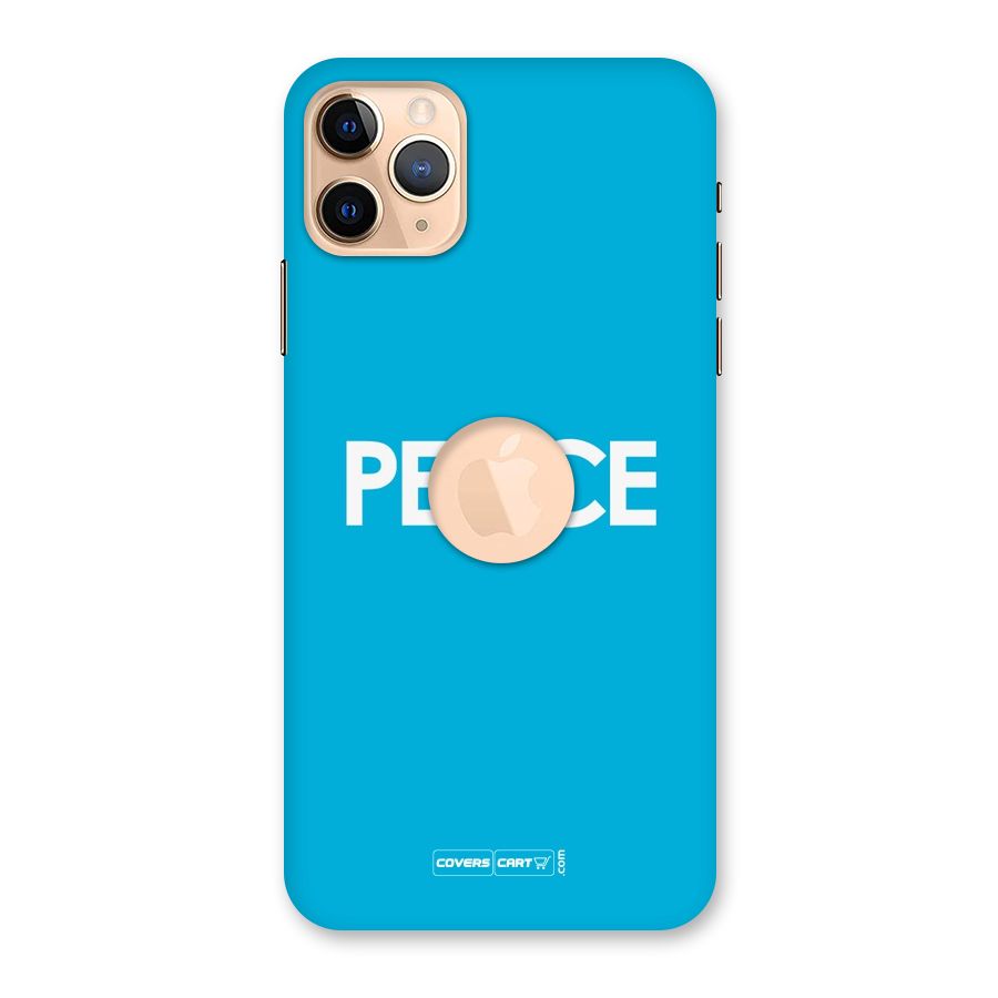Peace Back Case for iPhone 11 Pro Max Logo Cut