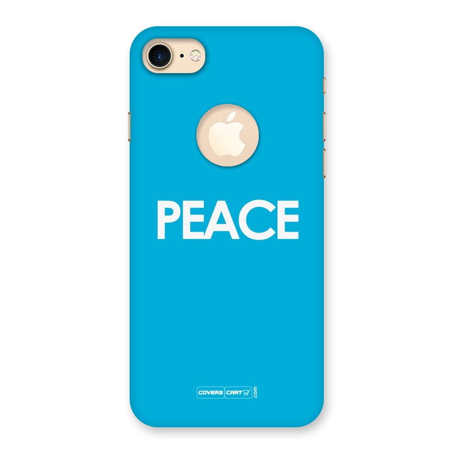Peace Back Case for iPhone 7 Logo Cut