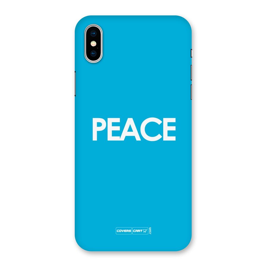 Peace Back Case for iPhone XS