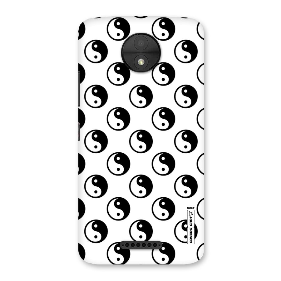 Peace Balls Back Case for Moto C