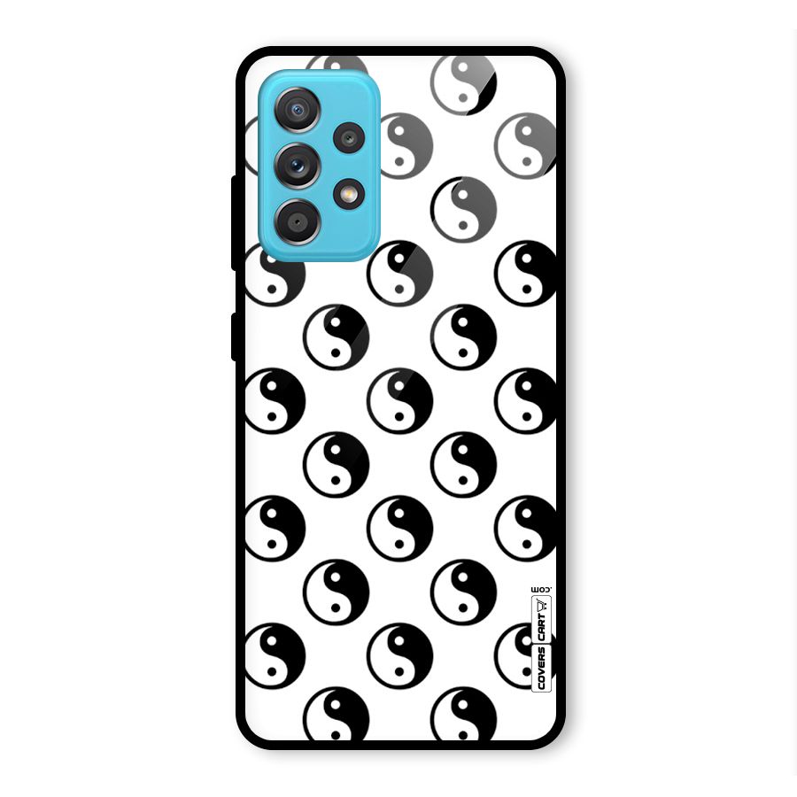 Peace Balls Glass Back Case for Galaxy A52