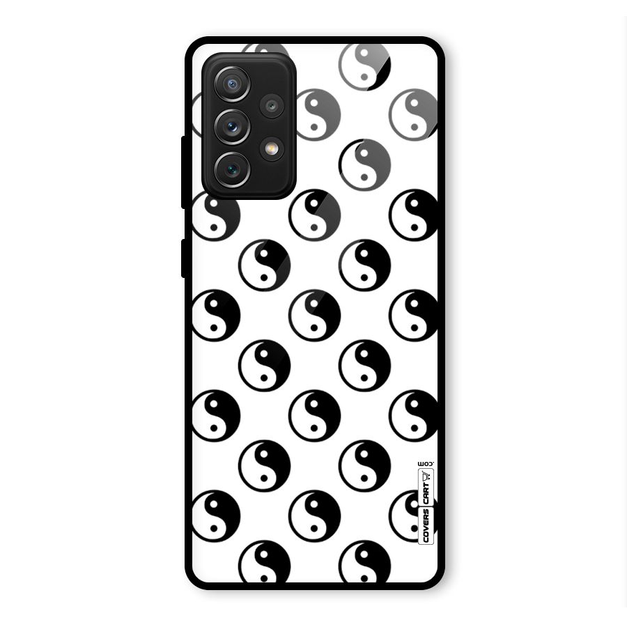 Peace Balls Glass Back Case for Galaxy A72