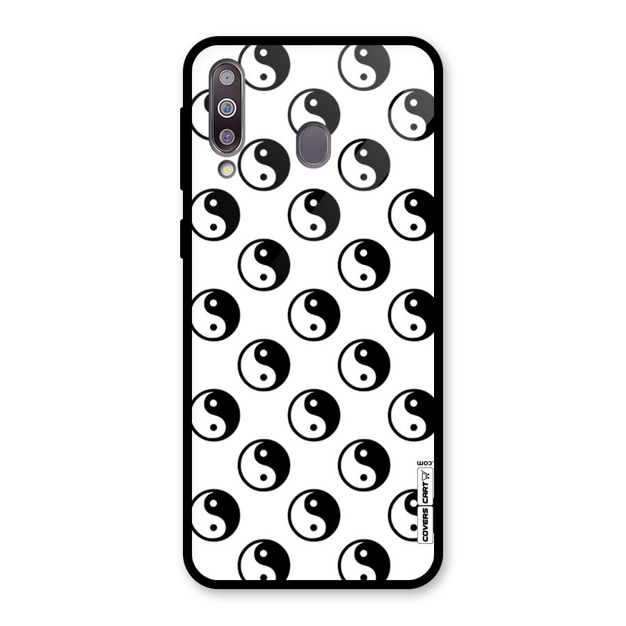 Peace Balls Glass Back Case for Galaxy M30