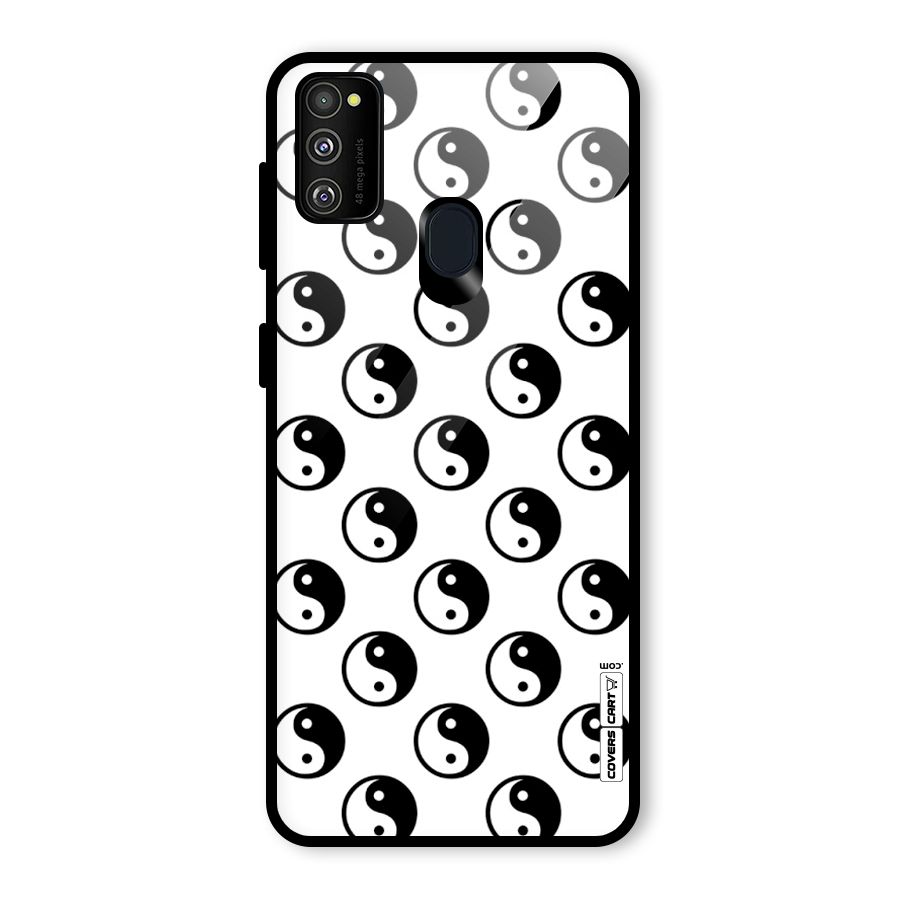 Peace Balls Glass Back Case for Galaxy M30s