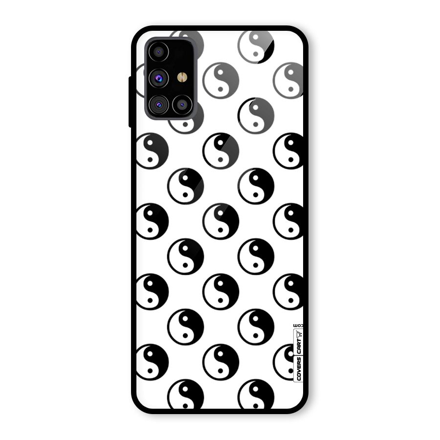 Peace Balls Glass Back Case for Galaxy M31s