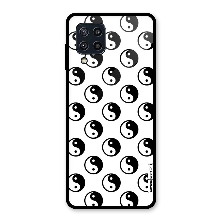 Peace Balls Glass Back Case for Galaxy M32