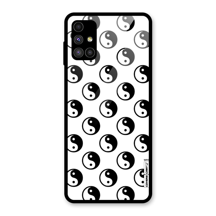 Peace Balls Glass Back Case for Galaxy M51