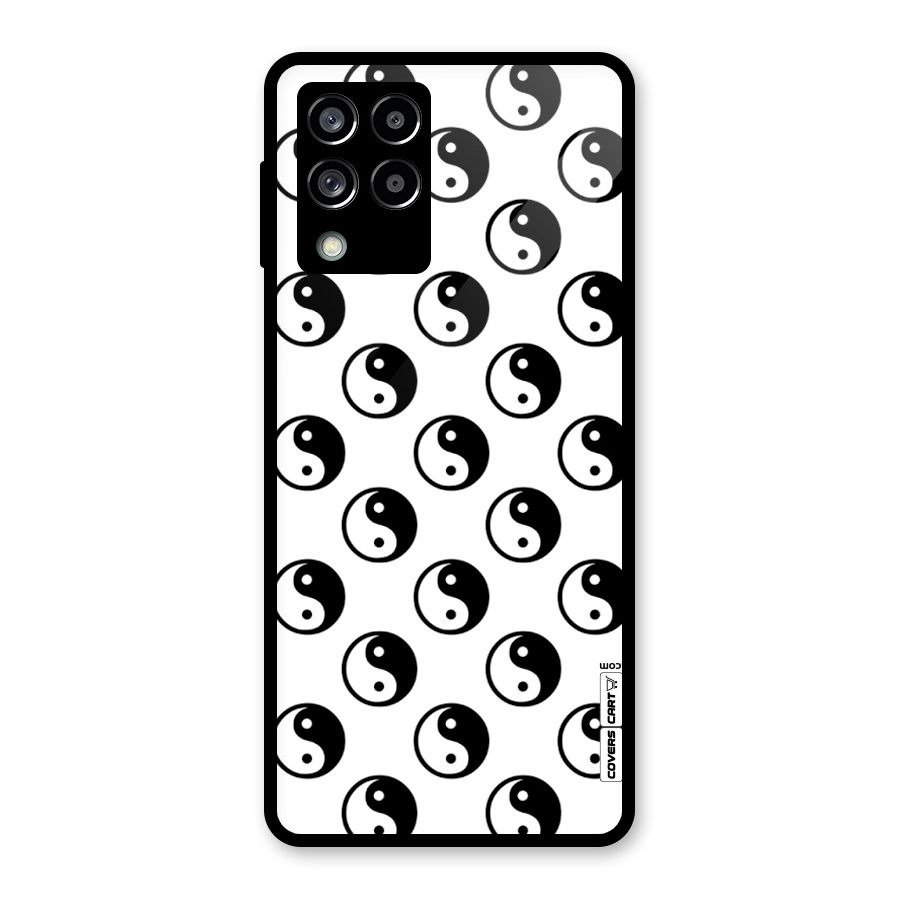 Peace Balls Glass Back Case for Galaxy M53 5G
