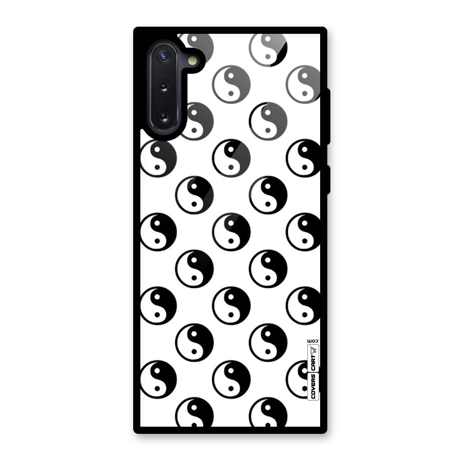 Peace Balls Glass Back Case for Galaxy Note 10