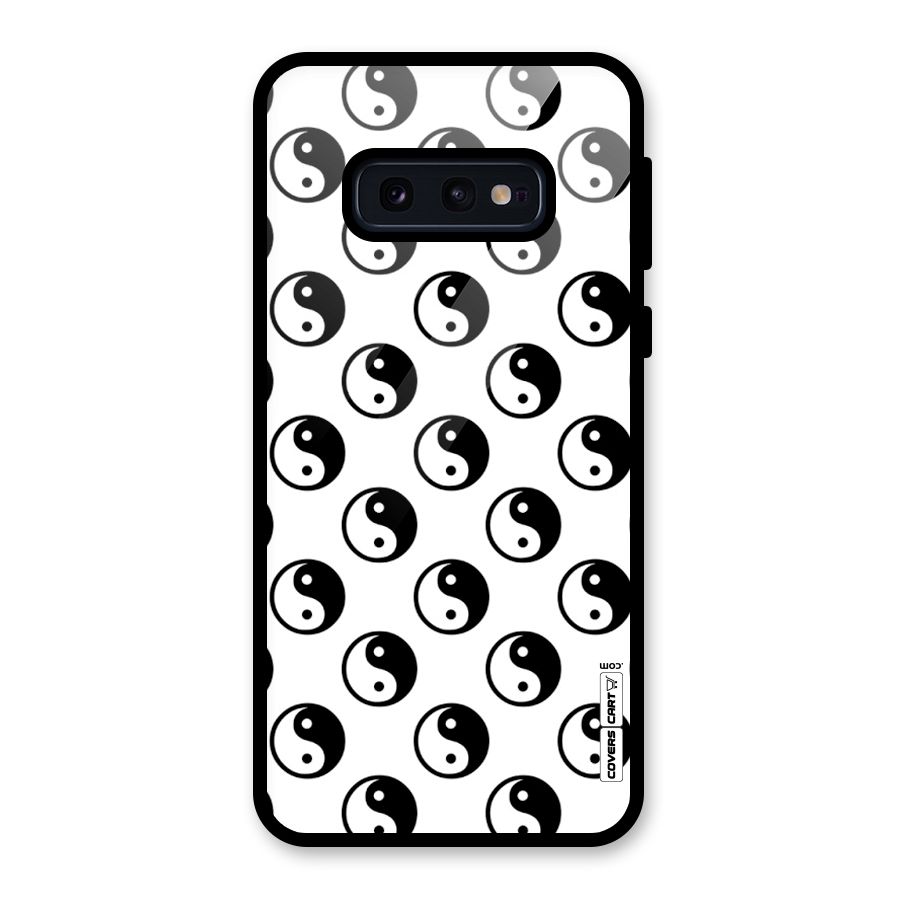 Peace Balls Glass Back Case for Galaxy S10e