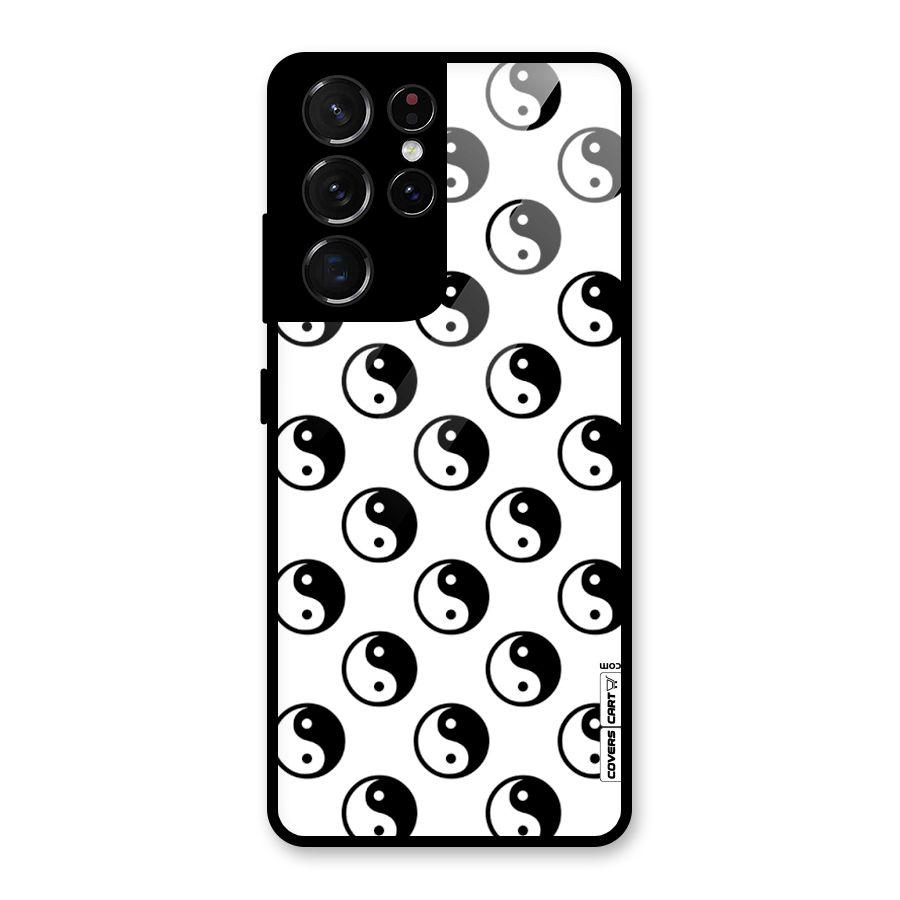Peace Balls Glass Back Case for Galaxy S21 Ultra 5G