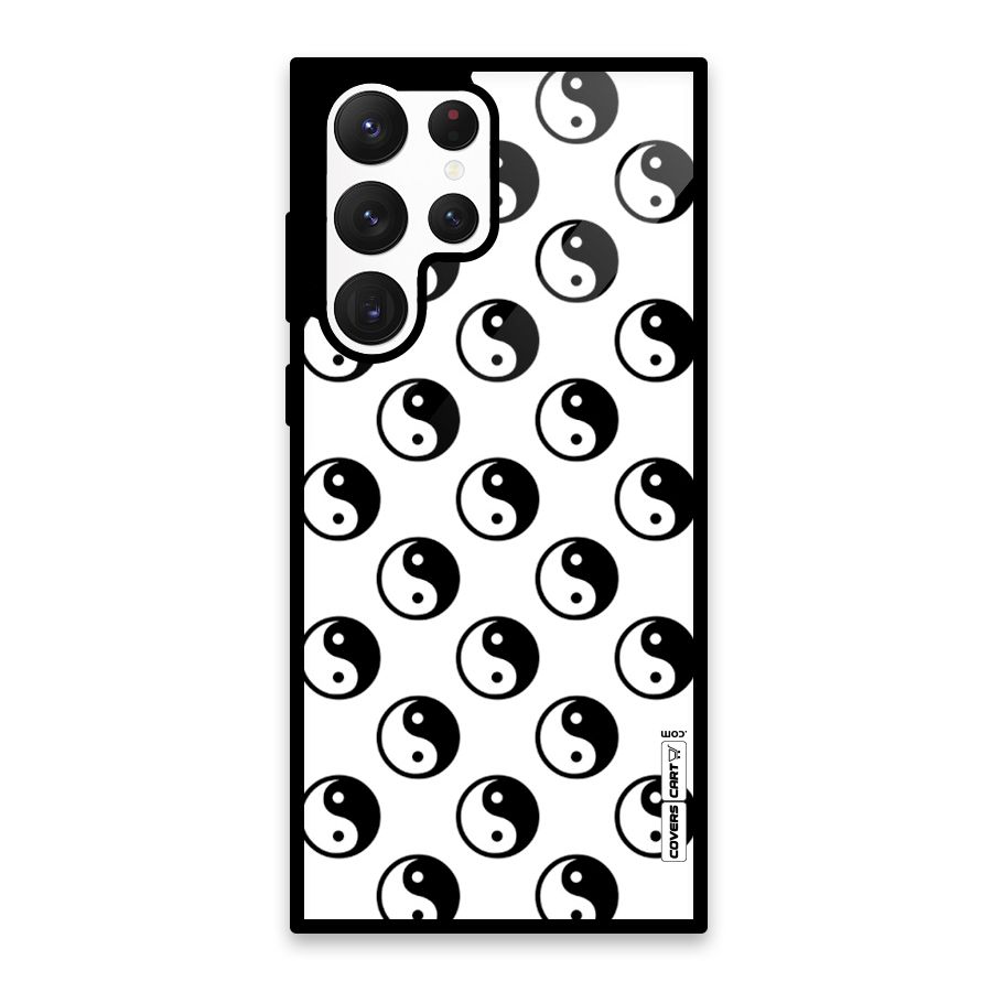 Peace Balls Glass Back Case for Galaxy S22 Ultra 5G