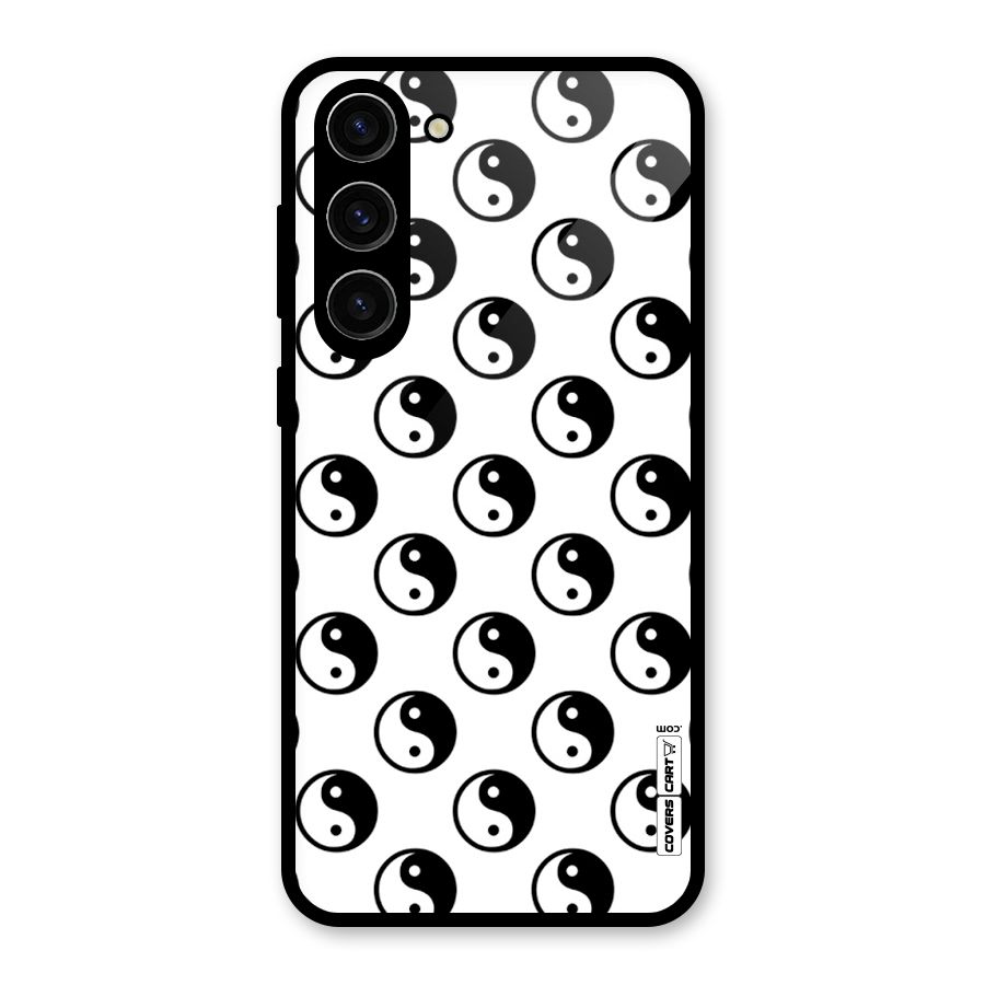 Peace Balls Glass Back Case for Galaxy S23 Plus