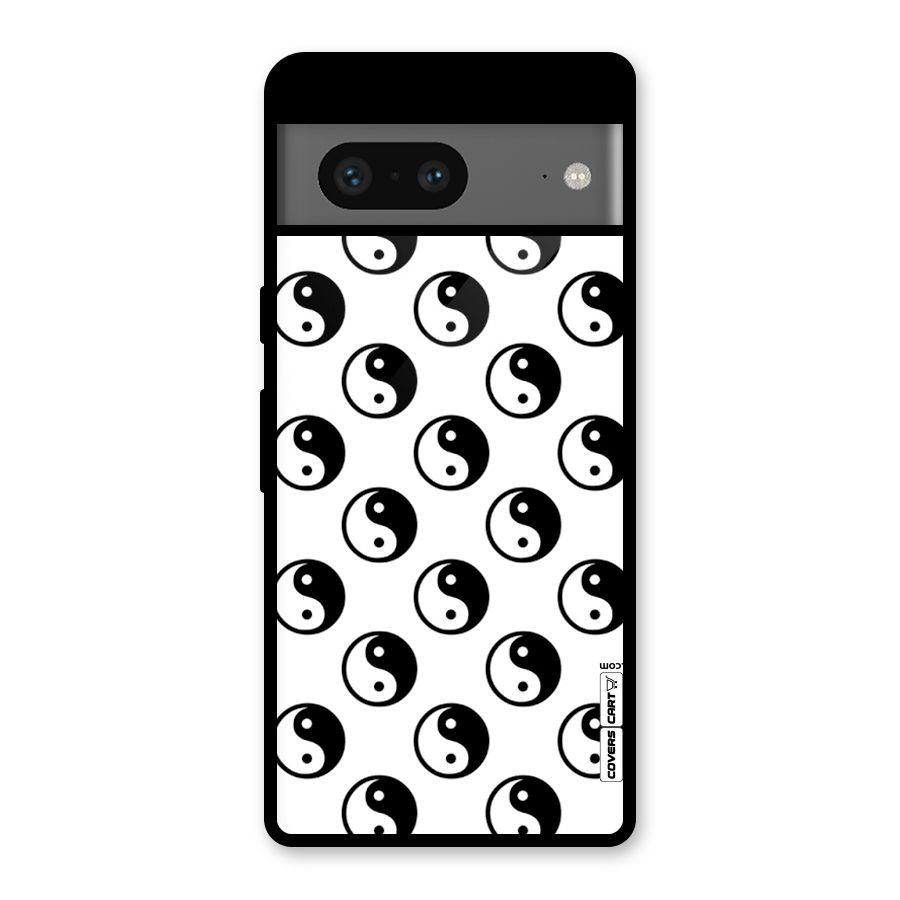 Peace Balls Glass Back Case for Google Pixel 7