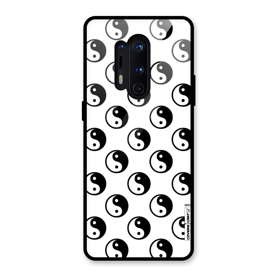 Peace Balls Glass Back Case for OnePlus 8 Pro
