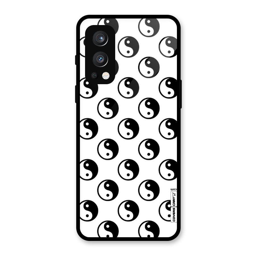 Peace Balls Glass Back Case for OnePlus Nord 2 5G